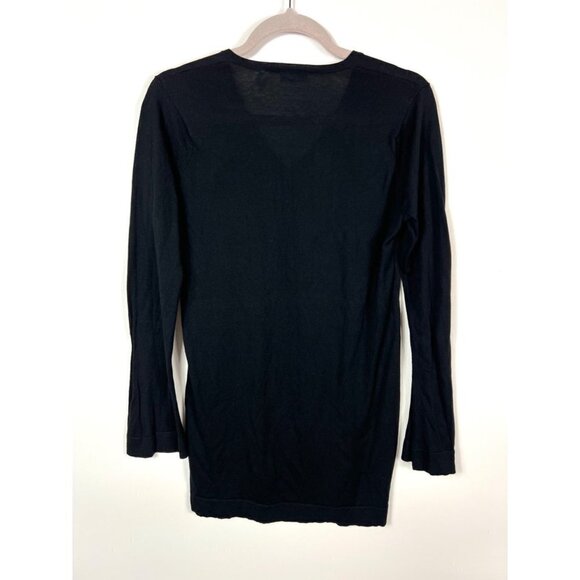 Acrobat silk black flare sleeve sweater - Picture 7 of 8